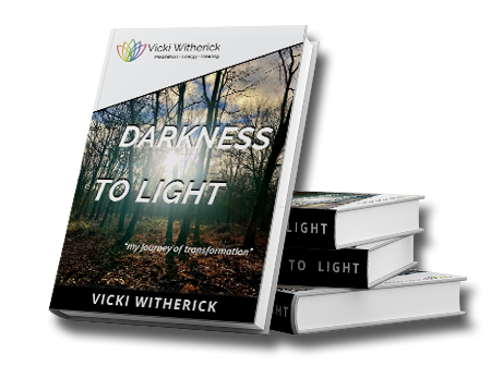 Darkness To Light Book Cover - Vicki Witherick
